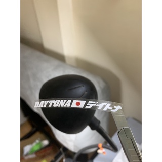 [Decal trong in UV chữ trắng] Tem Daytona japan dán mâm xe máy [1 set dán 2 bánh]
