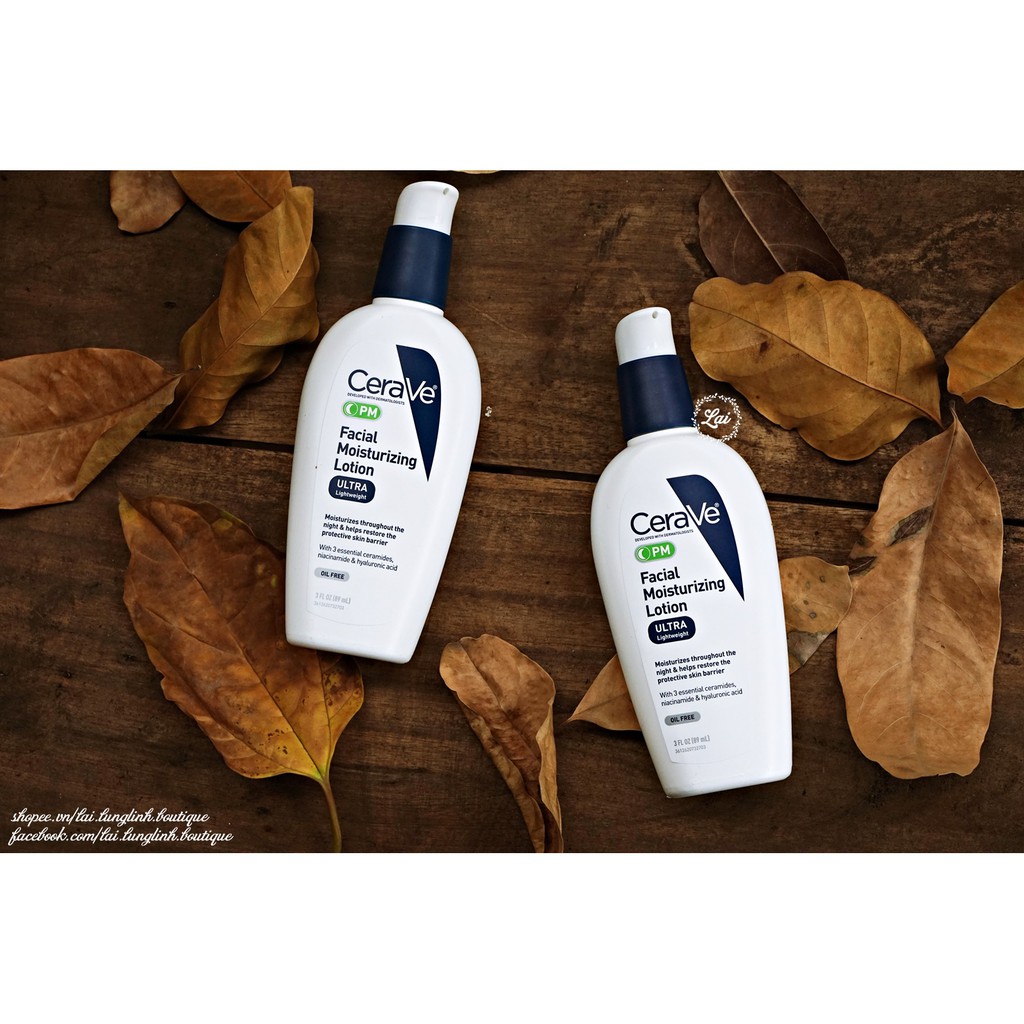 [Mã 2611TIEUDUNG100K giảm 8% đơn 500K] [89ml] Kem dưỡng ẩm Niacinamide phục hồi da CeraVe Moisturizing Facial Lotion PM | BigBuy360 - bigbuy360.vn