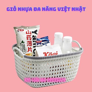 Giỏ nhựa đựng đồ siêu xinh 3377-1 đựng mỹ phẩm đồ dùng cá nhân