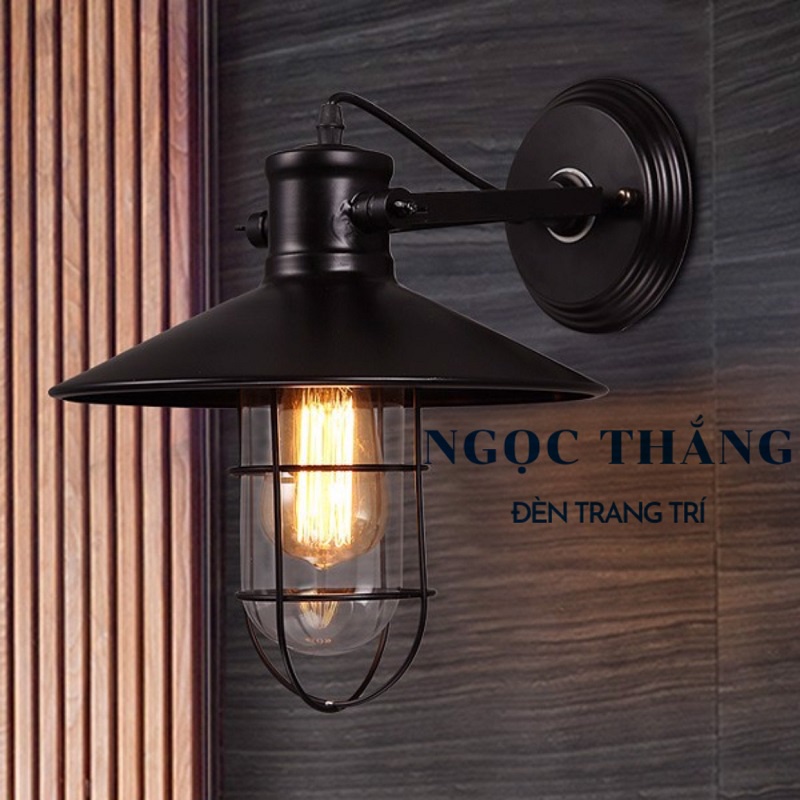 Đèn treo tường ốp tường trang trí phòng ngủ cầu thang quán cà phê E27 220V GTCN96 Ngọc Thắng