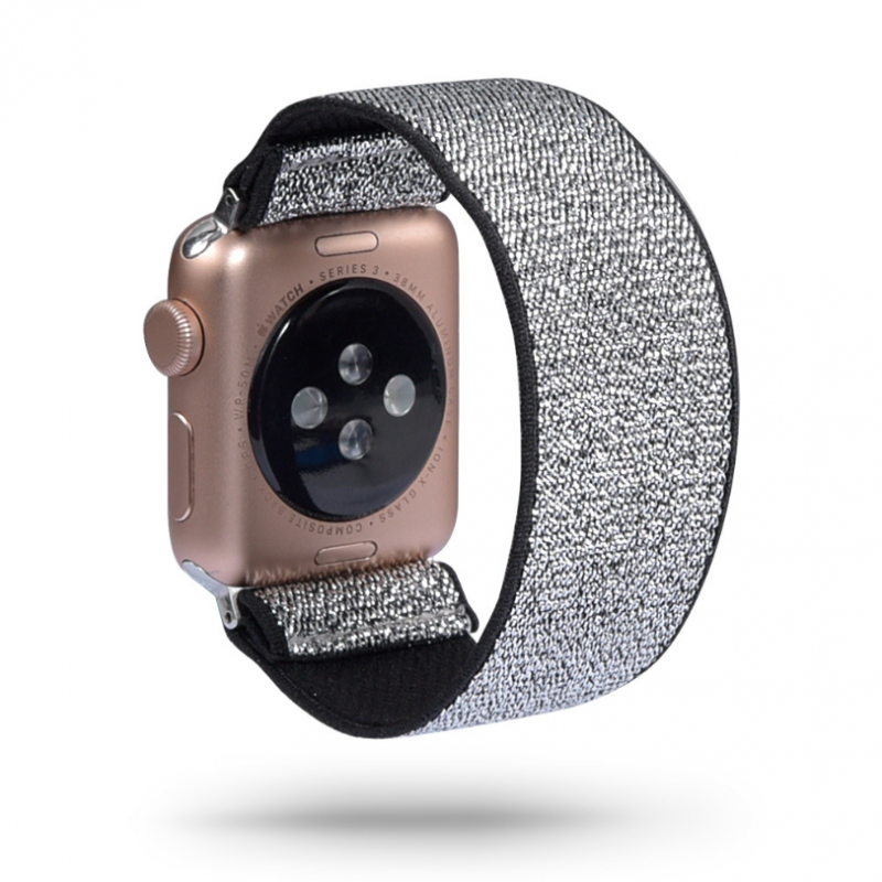 Dây Đeo Nylon Cho Đồng Hồ Thông Minh Apple Watch 38mm 40mm 42mm 44mm Series 6 5 4 3 2 1 Se