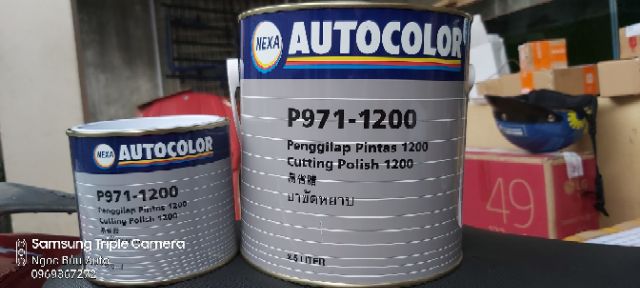 Pát đánh bóng bước 1 AutoColor P971- 1200.( 2,5 kg)