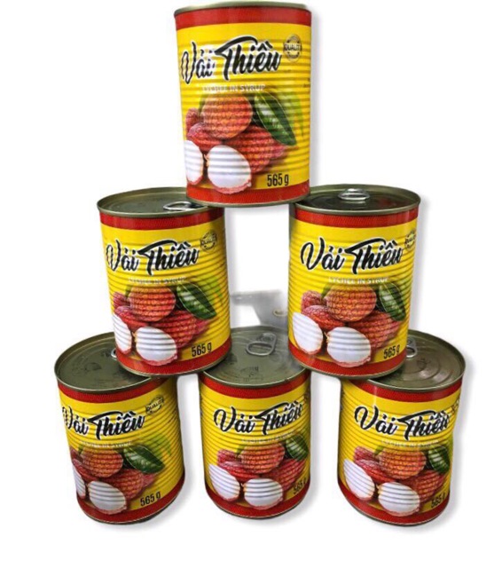 VẢI THIỀU, VẢI LON, TRÁI VẢI, LON VẢI, VẢI THỀU LON 565G | BigBuy360 - bigbuy360.vn