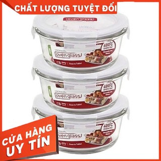 HỘP THUỶ TINH TRÒN LOCK&LOCK 600ML