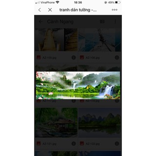 Combo tranh dán tường 3d Sơn thủy hữu tình