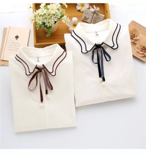 [Order] Sơ mi 2 cổ buộc nơ cực xinh