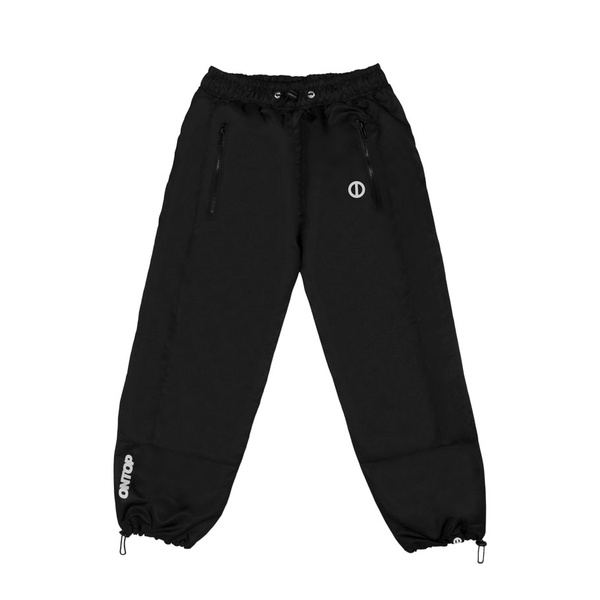 Quần dù nam, quần dài thể thao nam màu đen local brand ONTOP - Bold Track Pant