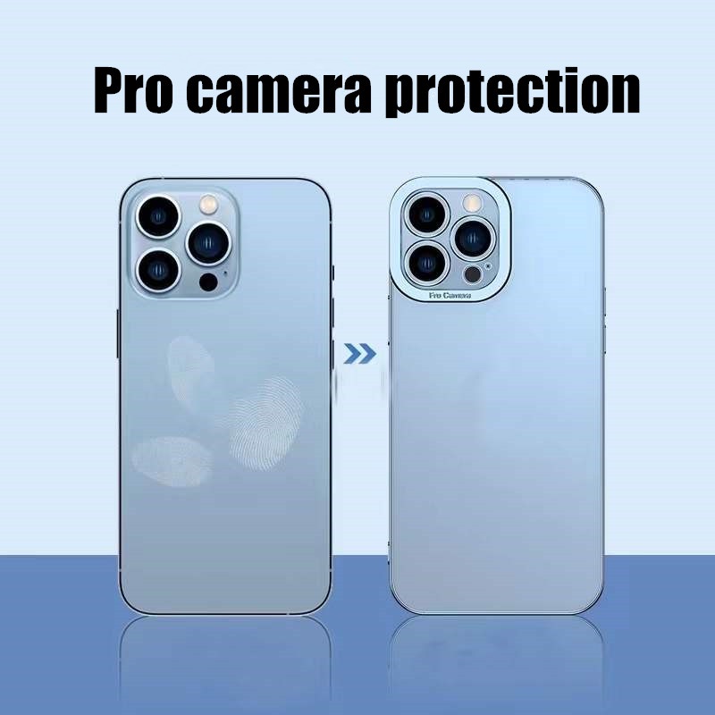 Ốp Điện Thoại Trong Suốt Chống Sốc Bảo Vệ Ống Kính Máy Ảnh Cho iphone 11 pro max 11 pro max 13 12 pro max