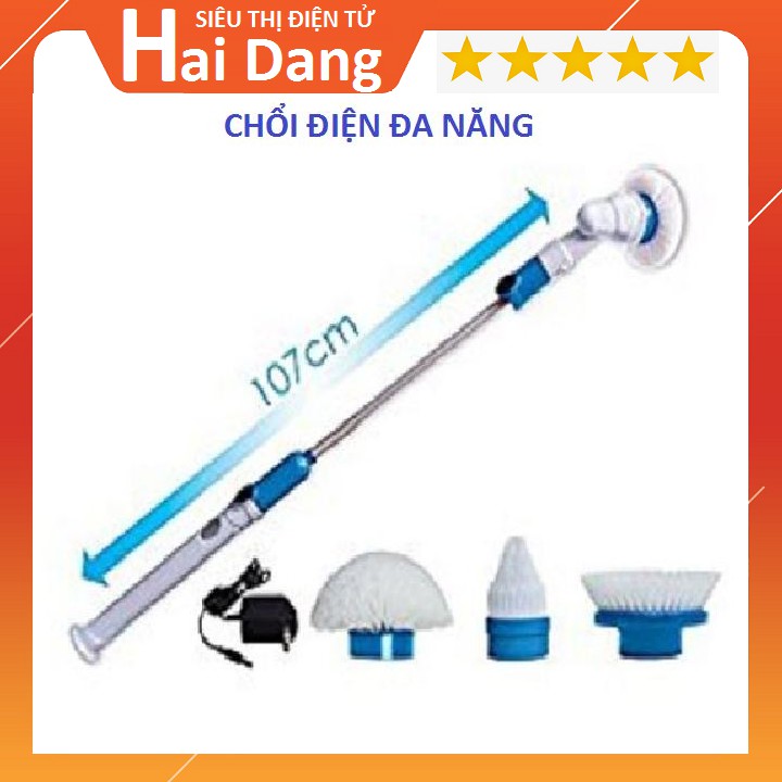 Chổi Điện Sạc Đa Năng 3 Đầu Thay Đổi Spin 300 RPM