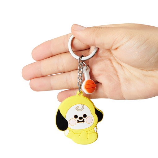 BT21 Baby Silicone Keyring x Line Friends Official Goods