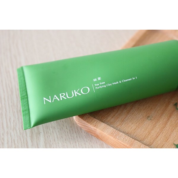 Sữa Rửa Mặt Dạng Bùn Naruko Tea Tree Purifying Clay Mask and Cleanser in 1 (120 gr)