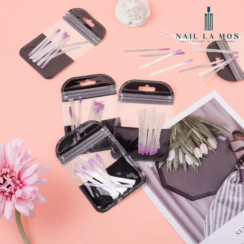 Set 10 tép lụa  nối dài móng nhanh - Nối móng lụa chuyên dụng