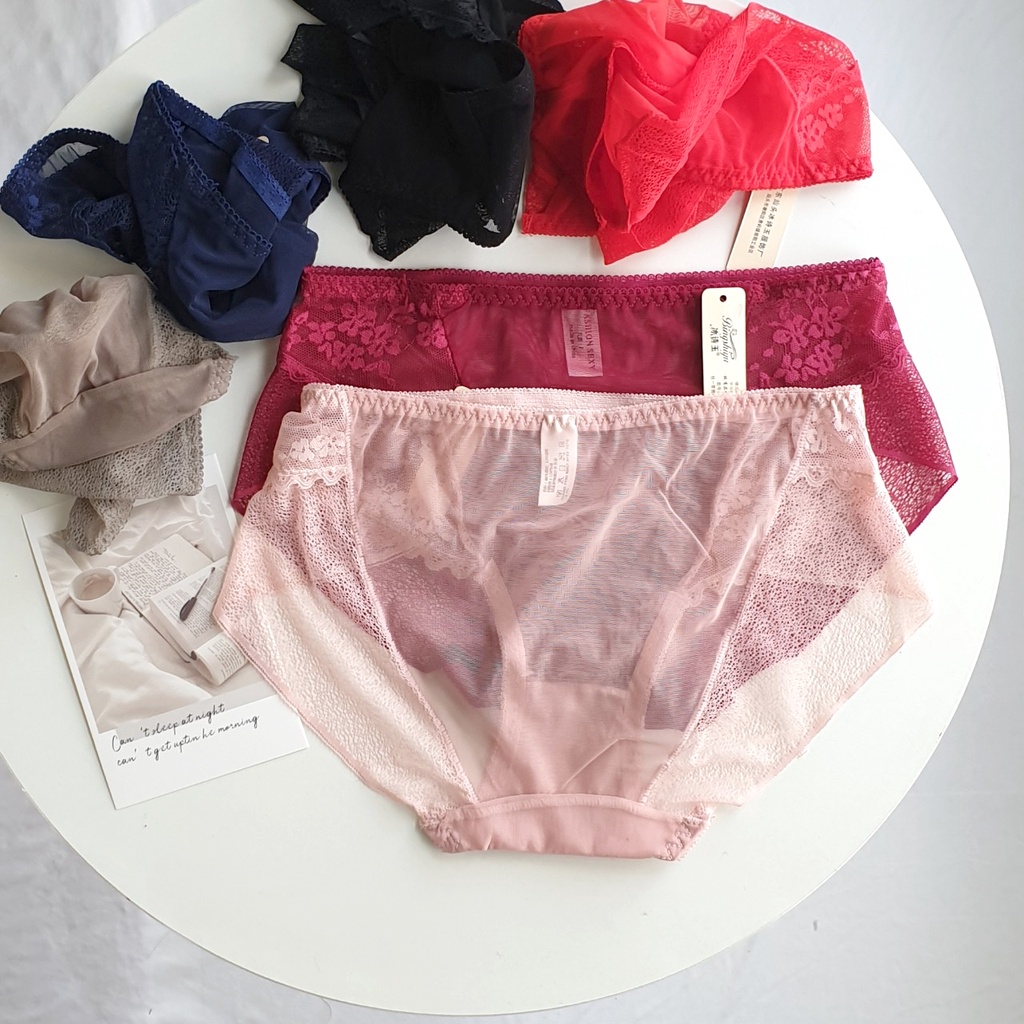 Quần lót nữ ren lưới Puppet độc lạ - Quần chip cao cấp Havana FLQ128