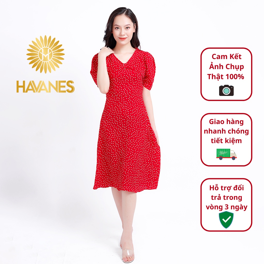 Váy Hoa Nhí VHN007 Váy Xòe Dáng Ôm Cổ Tim Eo Siết Nhẹ Chất Lụa Hàn Cao Cấp Mềm Mịn Mát Tôn Dáng ( Size 40kg - 70kg )