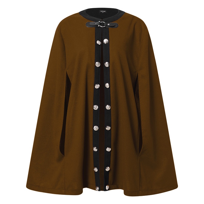 Áo choàng VONDA không tay màu trơn cổ điển phong cách thường ngày thời trang xuân thu dành cho bạn nữ  | BigBuy360 - bigbuy360.vn