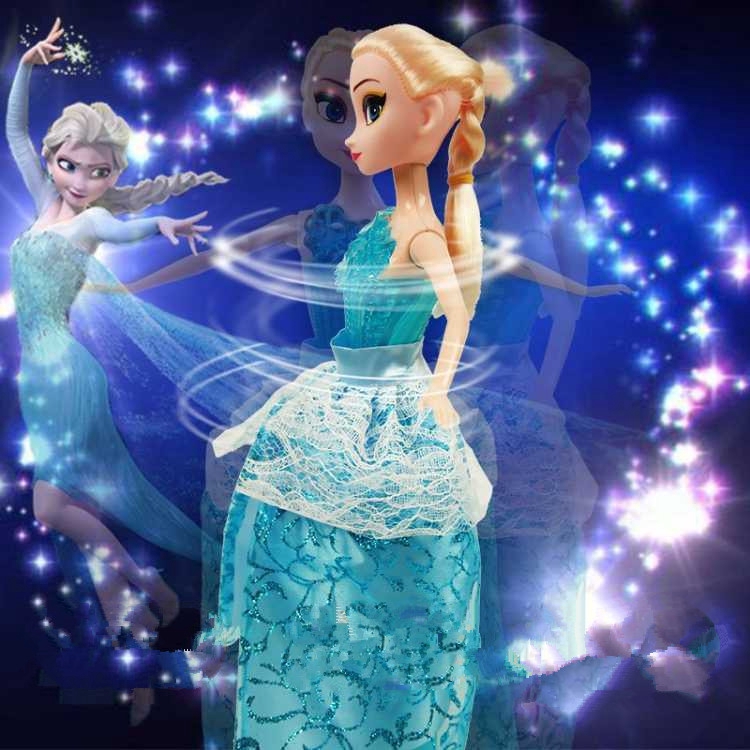 Búp bê nữ hoàng Elsa có thể hát và múa dễ thương