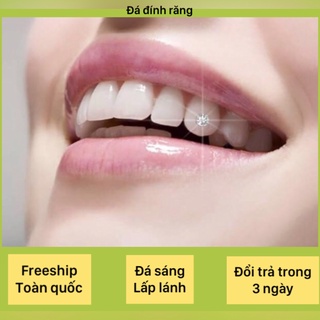 Đá đính răng combo 60viên đá chân bằng 3keo 1bút tặng 1keo đính đá
