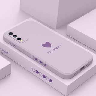 Ốp Điện Thoại Tình Yêu Đơn Giản Cho VIVO V23 V23E V21 V20 2021Y15S Y15A Y33T Y21T 5G Vỏ Họa Tiết Bên Silicon Lỏng