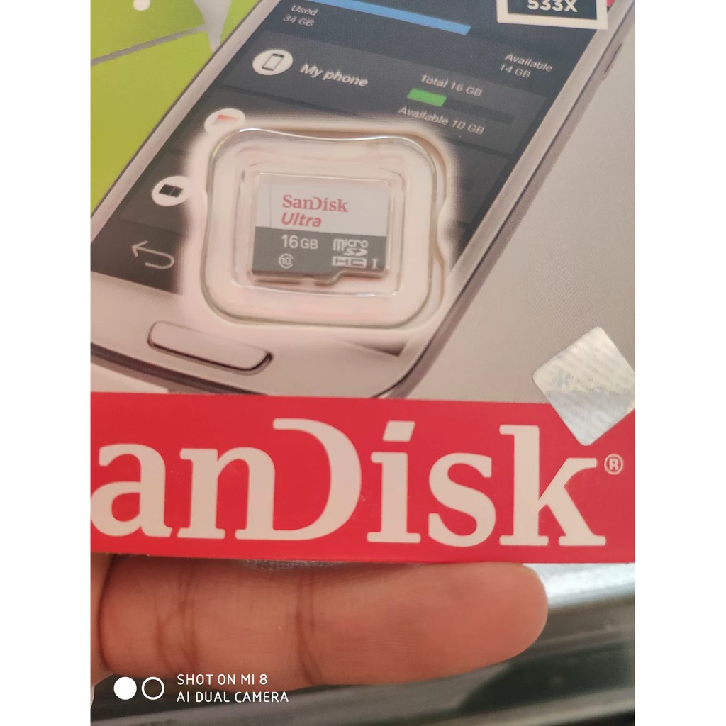 Thẻ Nhớ Sandisk Micro Sd 16gb 80mbps | BigBuy360 - bigbuy360.vn