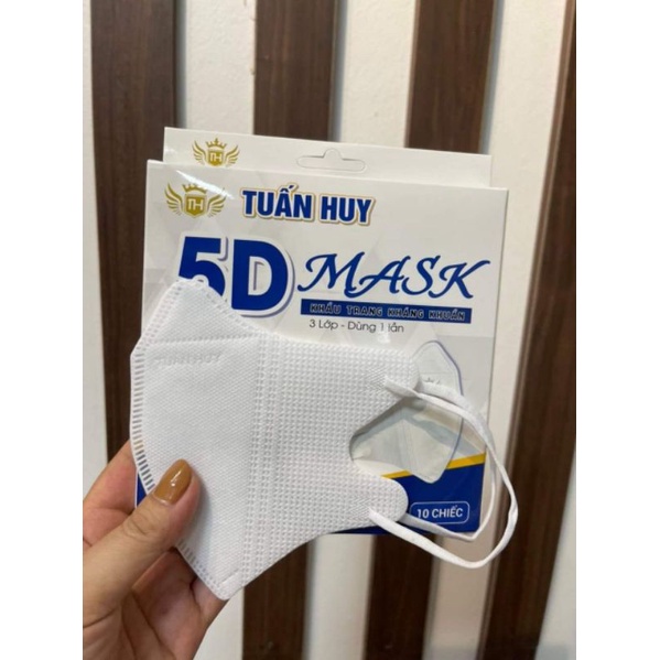 SET 50 CHIẾC KHẨU TRANG 5D TUẤN HUY