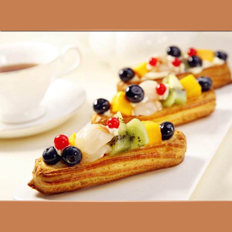 Khuôn Nướng Bánh Silicon Thiết Kế 8/10 Ngăn Chuyên Dụng Để Làm Bánh Hình Ngón Tay,Bánh Puff,Mousse,Sôcôla,Đá Viên