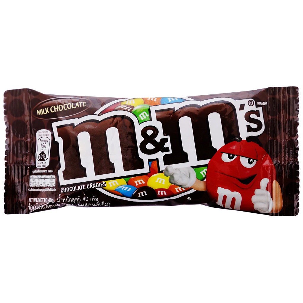 Kẹo Sôcôla Sữa m&amp;m's Milk Chocolate Chocolate Candies (Gói 37g)