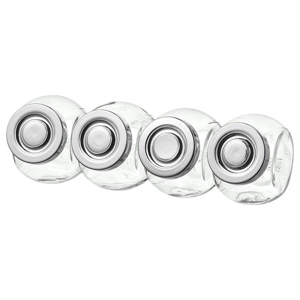 Bộ 4 Hũ Đựng Gia Vị Ikea Rajtan - 601.798.15