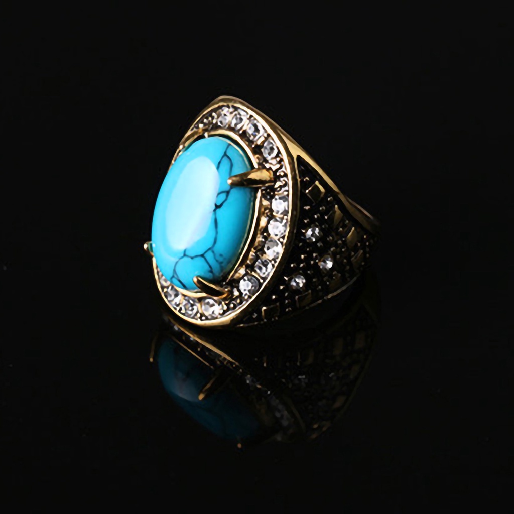 Nhẫn đính đá thời trang kiểu dáng vintage