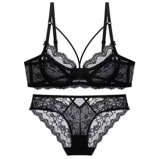 Đồ lót Mand ren nơ dây chéo ko đệm có gọng - BL