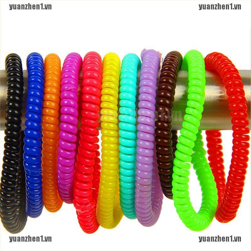 Set 10 Dây Cột Tóc Co Giãn Cho Nữ YUANZHEN1
