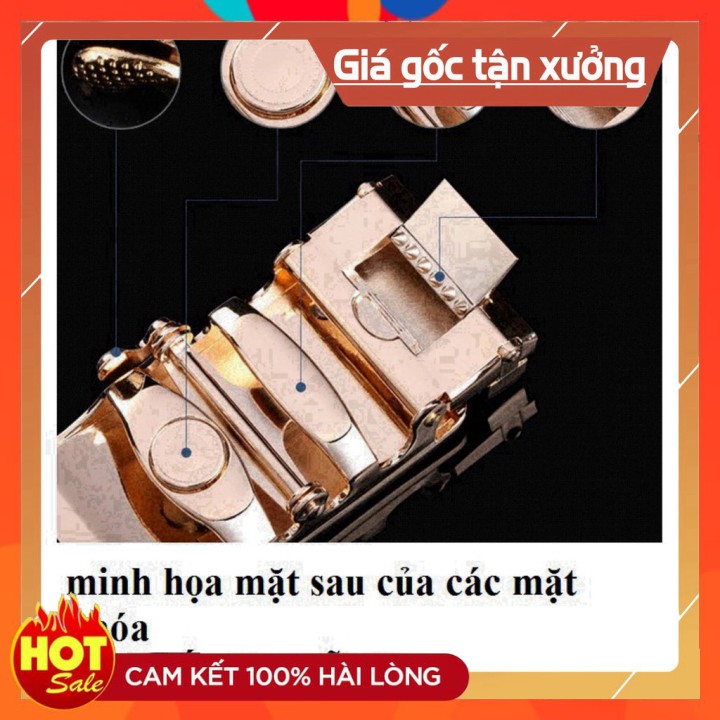 SIÊU KHUYẾN MÃI- mặt khóa thắt lưng nam cao cấp khóa tự động cho dây rộng 3,5cm ( mua 2 mặt tặng kèm 1 dây)