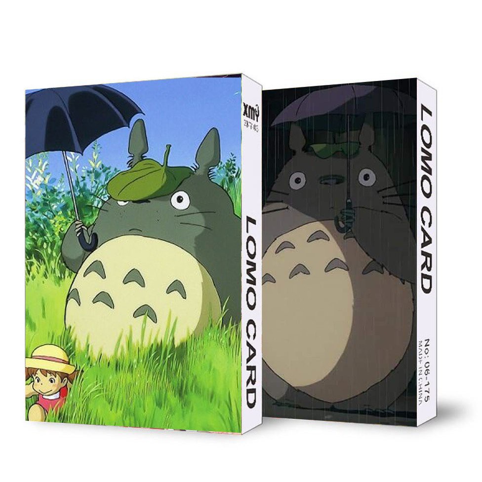 Ảnh lomo IN HÌNH VÔ DIỆN TOTORO BỒ HÓNG GHIBLI Spirited Away 30 tấm chibi anime