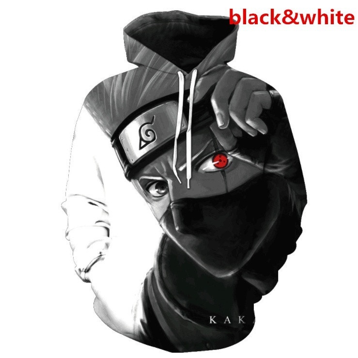 Áo Hoodies Tay Dài In Hình Naruto 3d Cá Tính Cho Nam Nữ