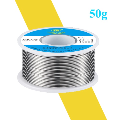 Thiếc hàn có nhưa thông SN63/37 0.8mm cuộn 50g