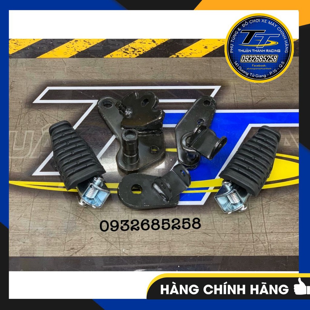 Gác chân trước sắt kèm cao su Yaz - Yaz125