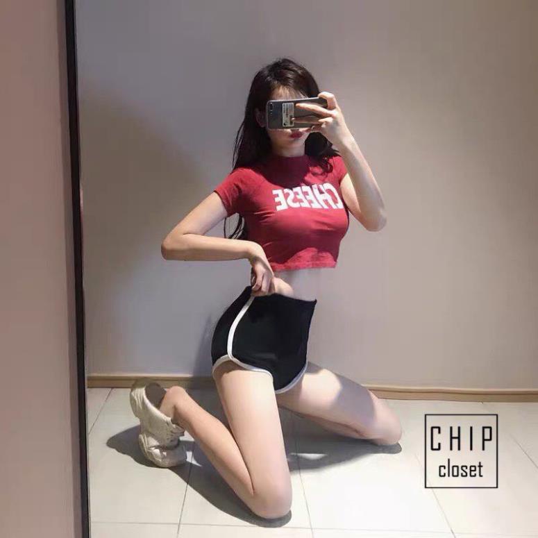 Quần Đùi Viền Ngắn Nữ Thể Thao Phong Cách Năng Động Trẻ Trung Thoáng Mát