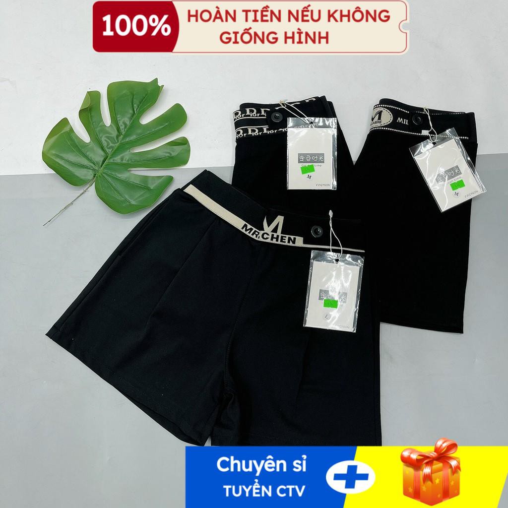 quần short nư, quần đùi cạp cao✔️ .