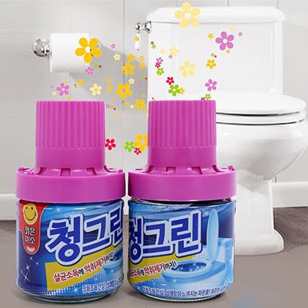 Lọ Thả Tẩy Bồn Cầu Cao Cấp Xả Nước Màu Xanh Khử Mùi SUKAHOUSE K002