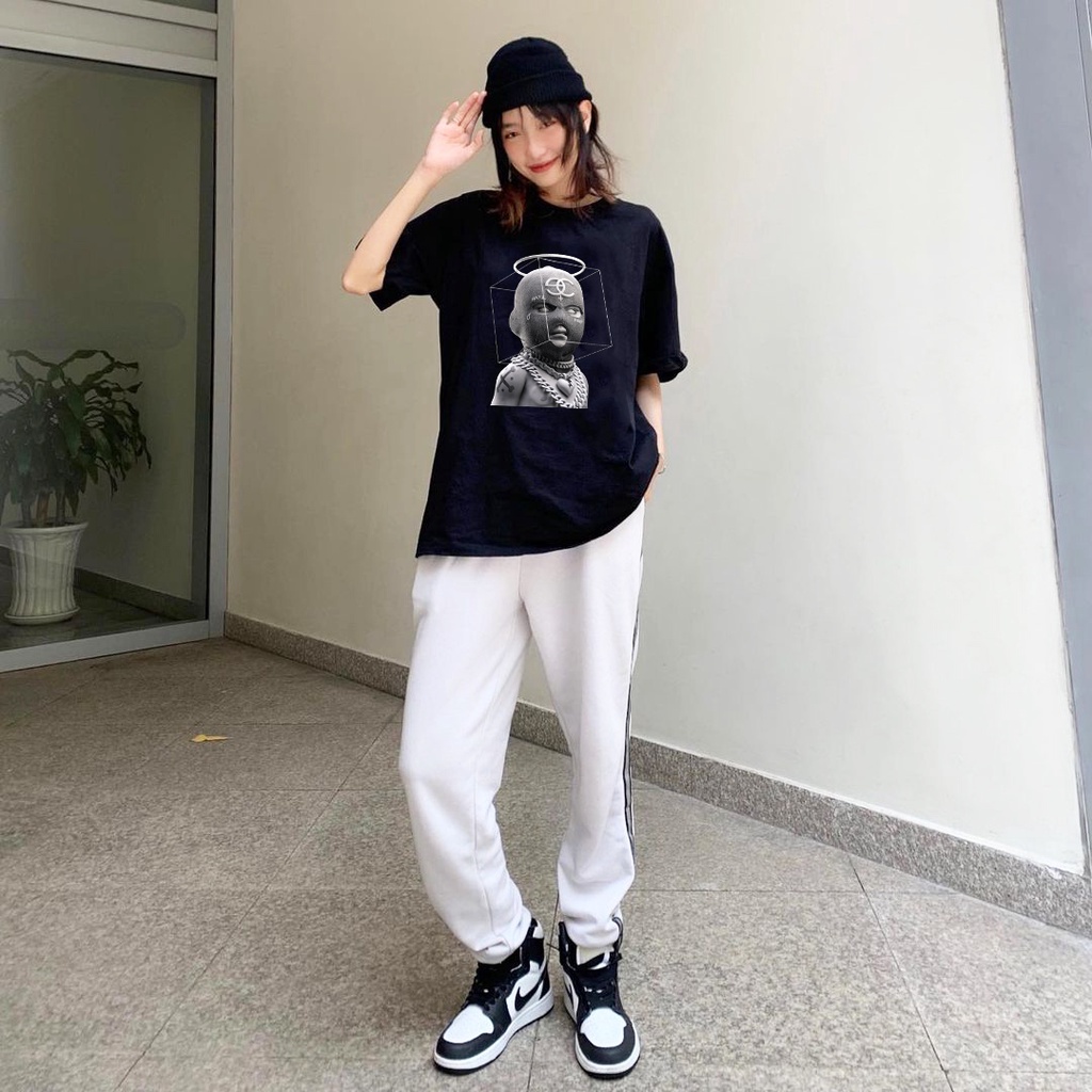 Áo thun nam nữ form rộng Unisex Angle Boy , áo phông nam nữ tay lỡ vải cotton - GW Shop
