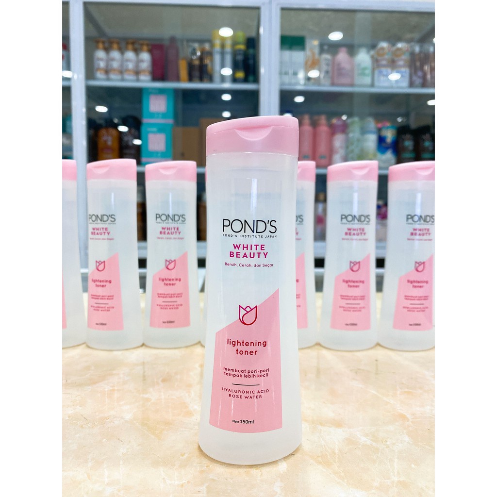 PONDS nước hoa hồng 150ml  - toner Pond s dưỡng Trắng Da White Beauty Lightening