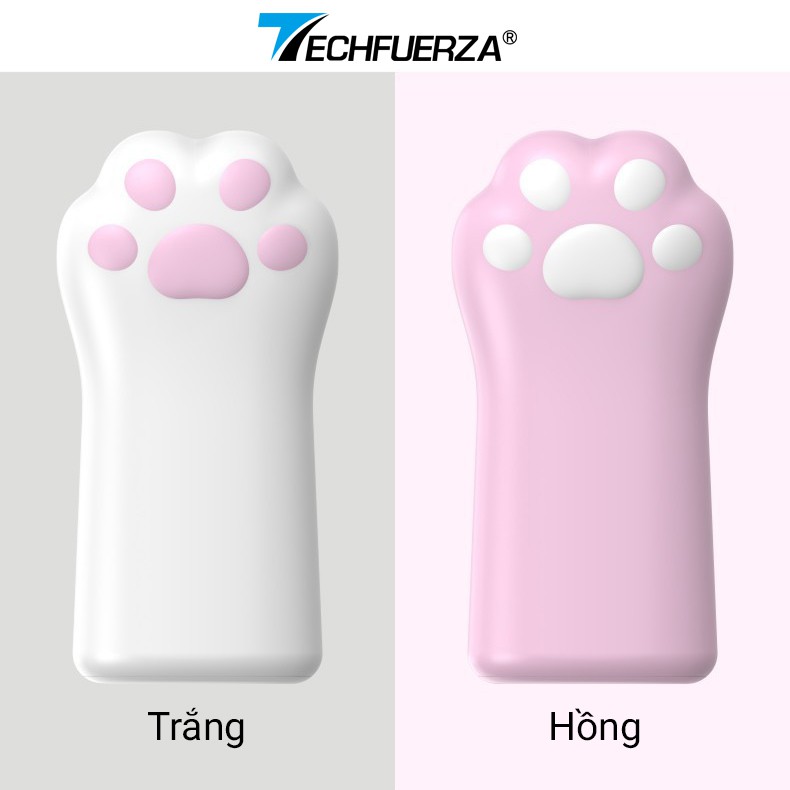 [Chính hãng BH1:1] ✅Sạc Dự Phòng 10400maAh KT010 TECHFUERZA Tay Mèo Mini SẠC NHANH 2.4A | WebRaoVat - webraovat.net.vn