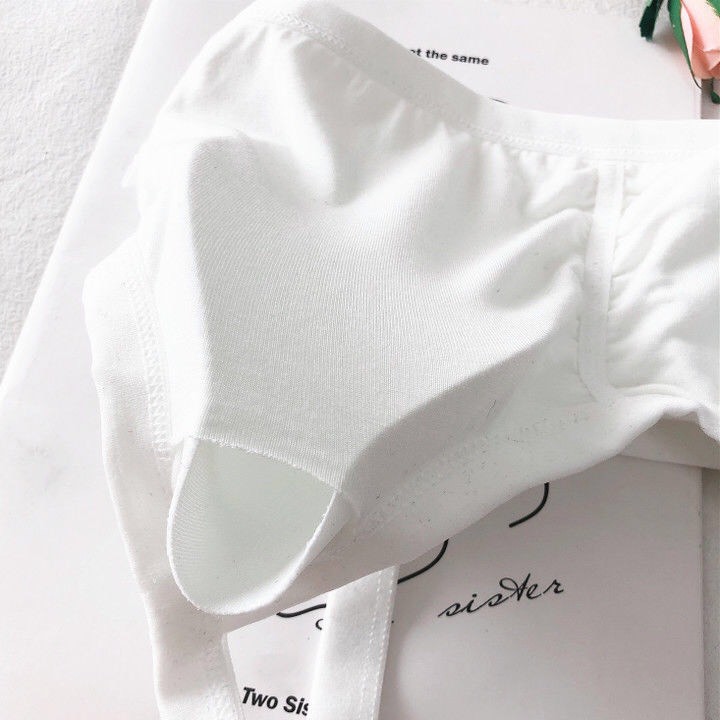 Áo Lót Nữ Thái Có Đệm Mỏng, Áo Lá 3 Dây Chất Cotton 100% Mềm Mịn Hieu Store24h