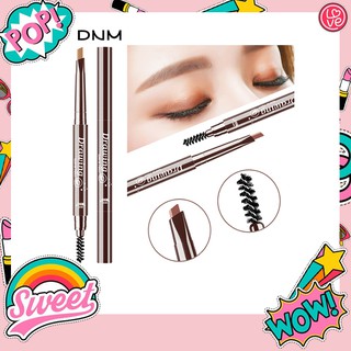 DNM Automatic Eyebrow Pencil Double Head Lasting 7 Colors To Choose From