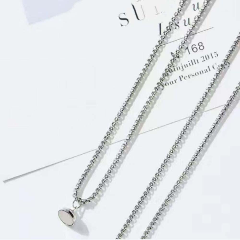 QQMALL Dây Chuyền Thép Titan Mặt Hình Phi Hành Gia Đơn Giản Cá Tính Phong Cách Unisex
