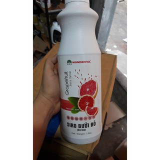 Siro bưởi hồng Wonderful chai 1.3kg