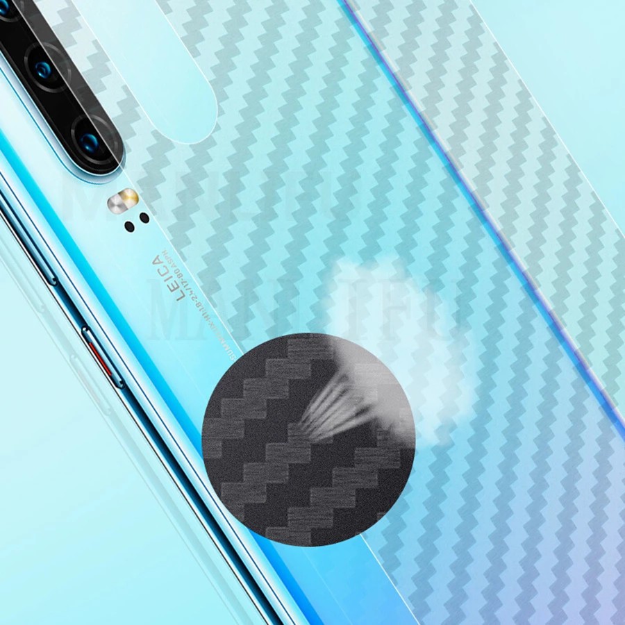 5Pcs Carbon Fiber Back Screen Protector Sticker Film VIVO V21e V23e V21 Y33s Y15s Y21s Y21 Y15a Y52 Y31 Y51 Y20s Y20i Y20 Y72 X60 X50 V19 Neo V20 Se Y12s Y11s Pro