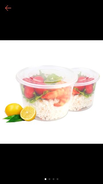 Hộp nhựa tròn 750 ml - 1000 ml