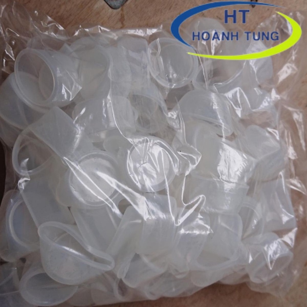 Nắp chụp cao su kín nước chống bụi bảo vệ nút nhấn phi 22mm dòng sản phẩm LA38-11 và lay37-11 màu trắng, 10 cái/túi