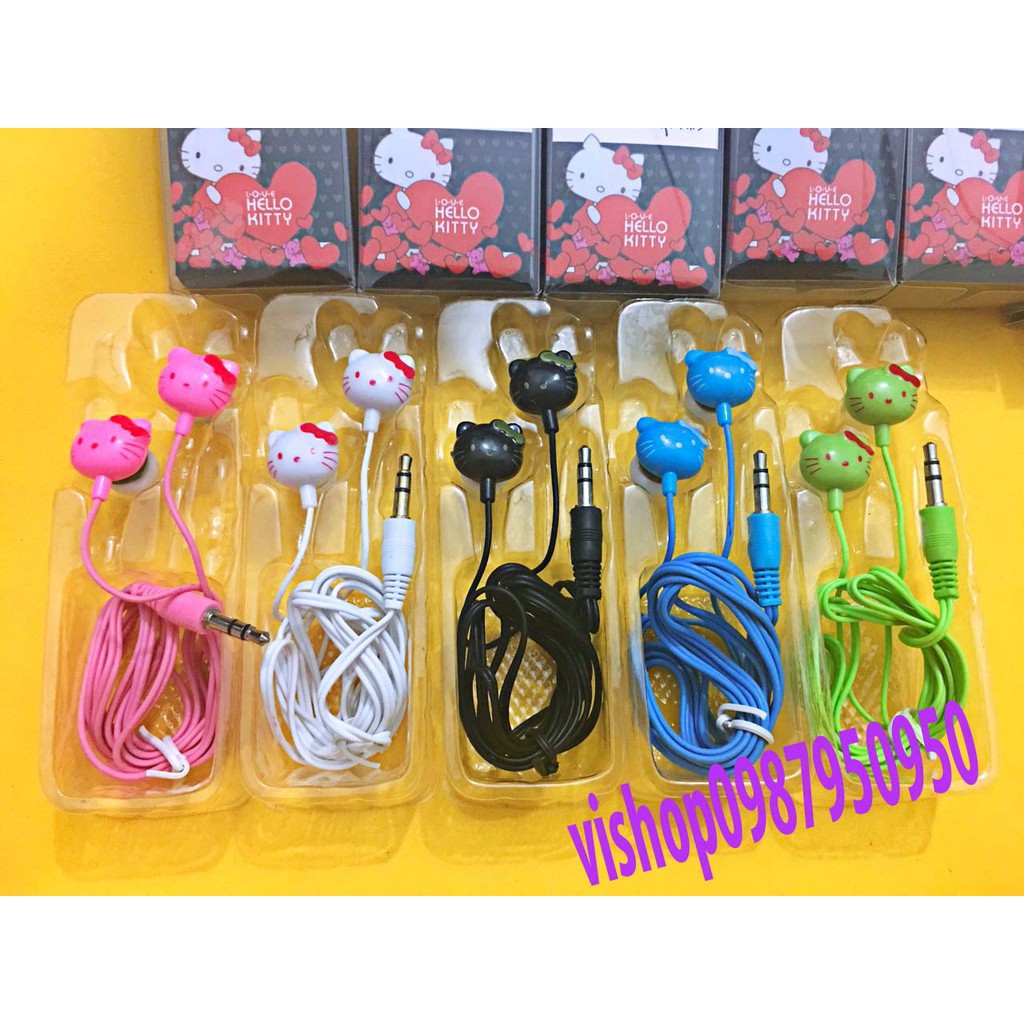Tai nghe hình thú nhét tai giắc 3.5mm âm bass cho Samsung Android