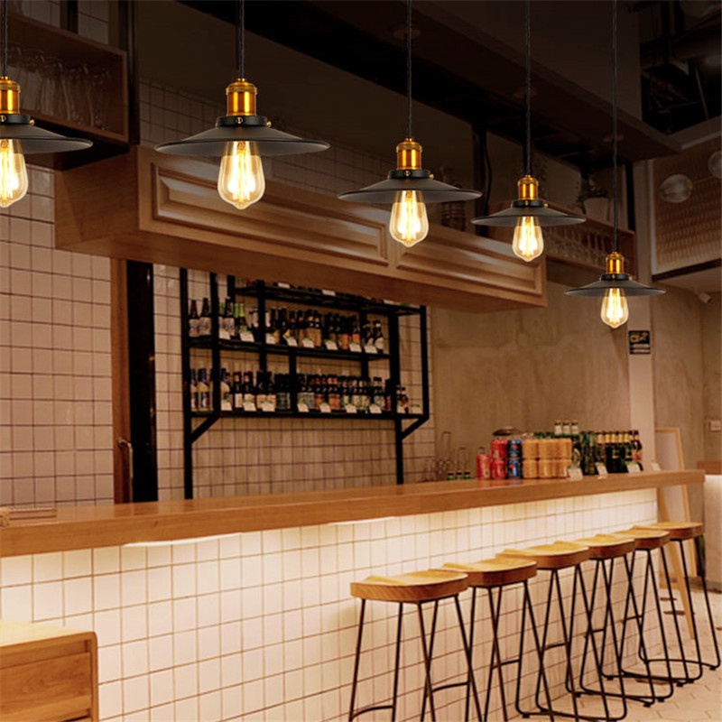 Đèn thả đui đồng hình cánh hoa, SuperVilighting, mã THADUIDONGCANHHOA, Đui E27, D250, Trang trí quán, Bảo hành 24 tháng